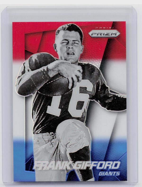 2014 Prizm Frank Gifford Red White And Blue Prizm #53 Giants