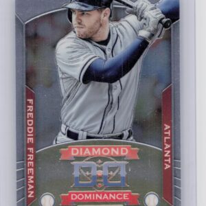 2014 Prizm Freddie Freeman #19 Braves Diamond Dominance