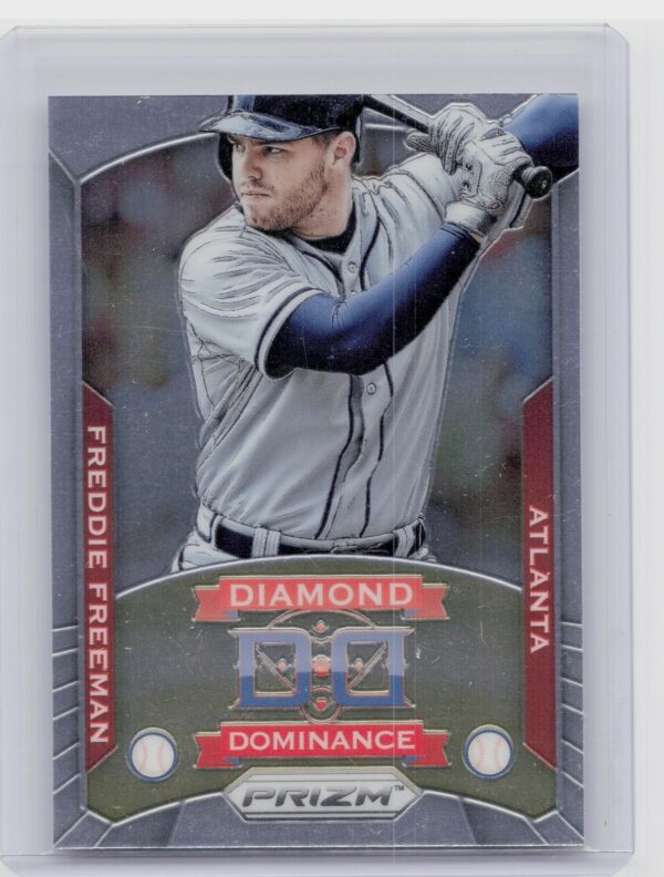 2014 Prizm Freddie Freeman #19 Braves Diamond Dominance