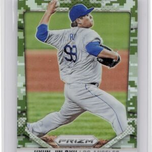 2014 Prizm Hyun-Jin Ryu Prizms Camo #27 Dodgers