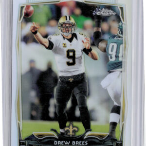 2014 Topps Chrome Drew Brees Refractor #17 Saints