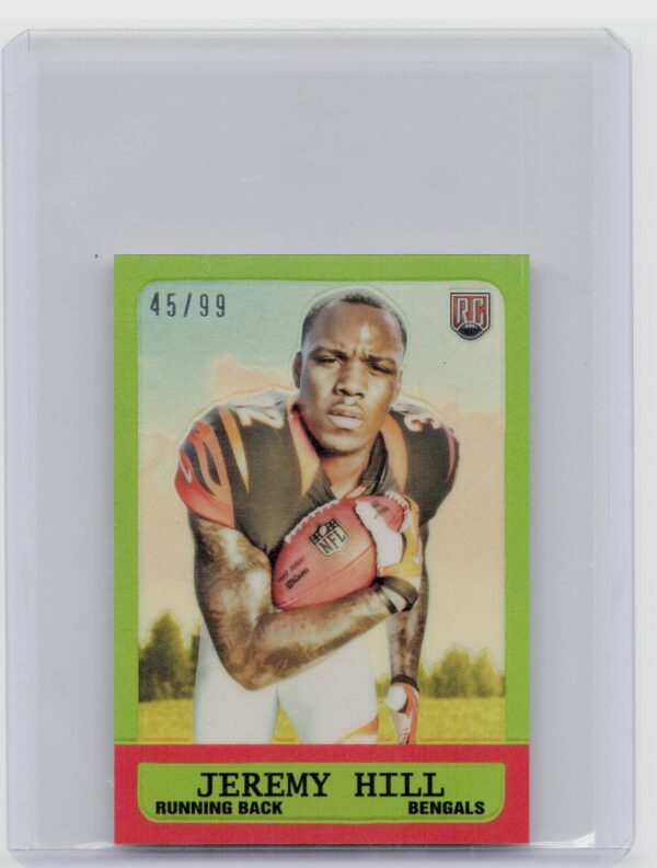 2014 Topps Chrome Jeremy Hill Rookie /99 1973 Minis Ref#16 Bengals
