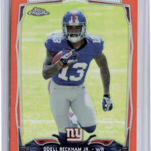 2014 Topps Chrome Odell Beckham Jr. Orange Refractors #117 Giants