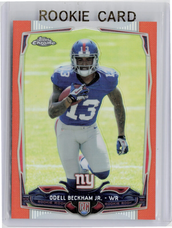2014 Topps Chrome Odell Beckham Jr. Orange Refractors #117 Giants