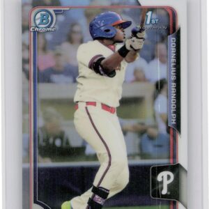 2015 Bowman Draft Cornelius Randolph Chrome Refractors #66 Phillies