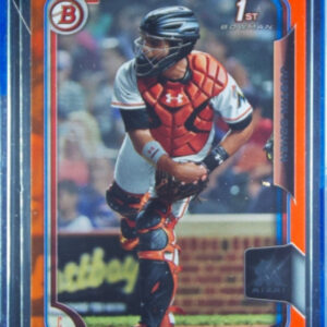 2015 Bowman Draft Justin Cohen Orange SN25 #98 Marlins