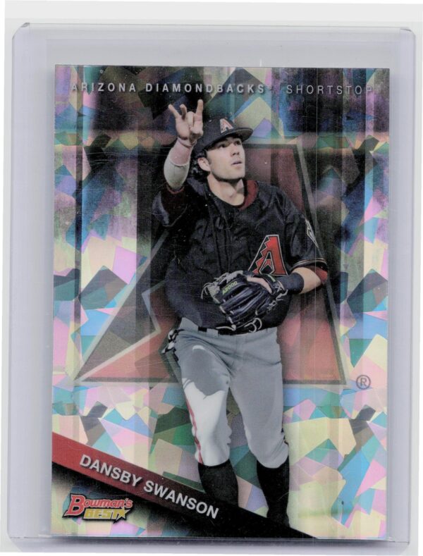 2015 Bowman's Best Dansby Swanson Atomic refractor #TP-35 Diamondbacks