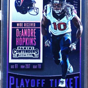 2015 Contenders DeAndre Hopkins Playoff Ticket /199 #27 Texans