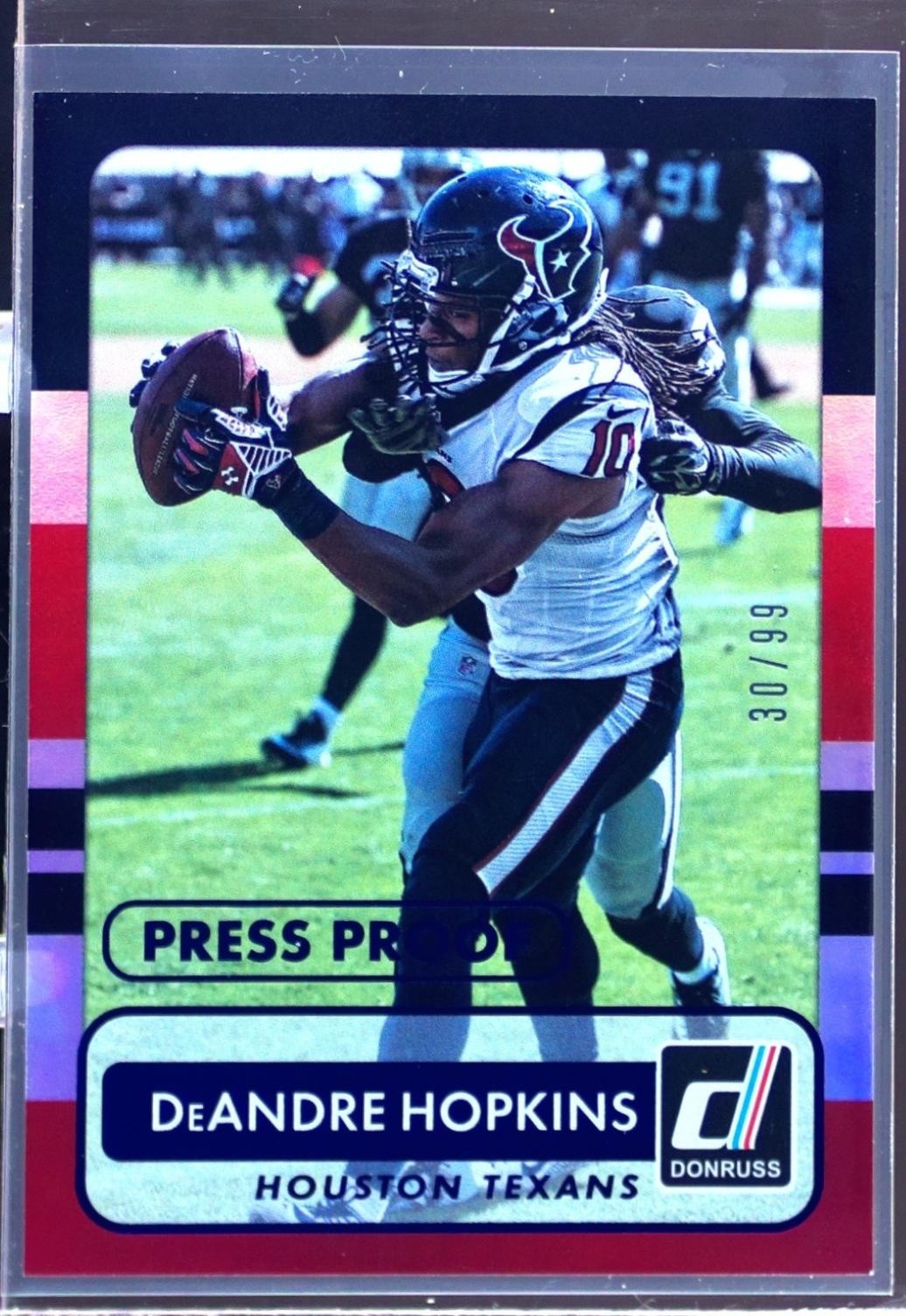 2015 Donruss DeAndre Hopkins Press Proof Blue /99 #94 Texans