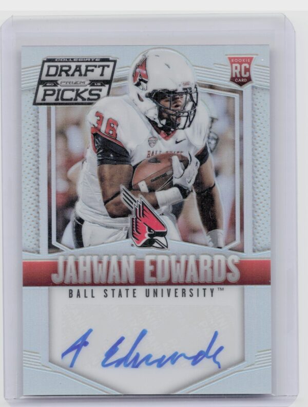2015 Panini Prizm Collegiate Draft Picks Jahwan Edwards AU #193 Cardinals