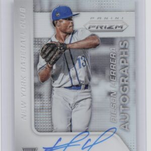 2015 Panini Prizm Dilson Herrera AU #57 Mets Rookie Autographs Prizms