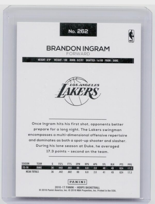 2016-17 Hoops Malachi Richardson Red Back #279 Kings - Image 3