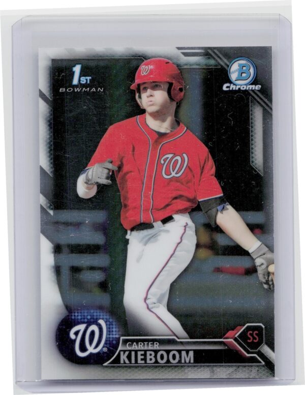 2016 Bowman Draft Carter Kieboom Chrome #BDC-16 Nationals