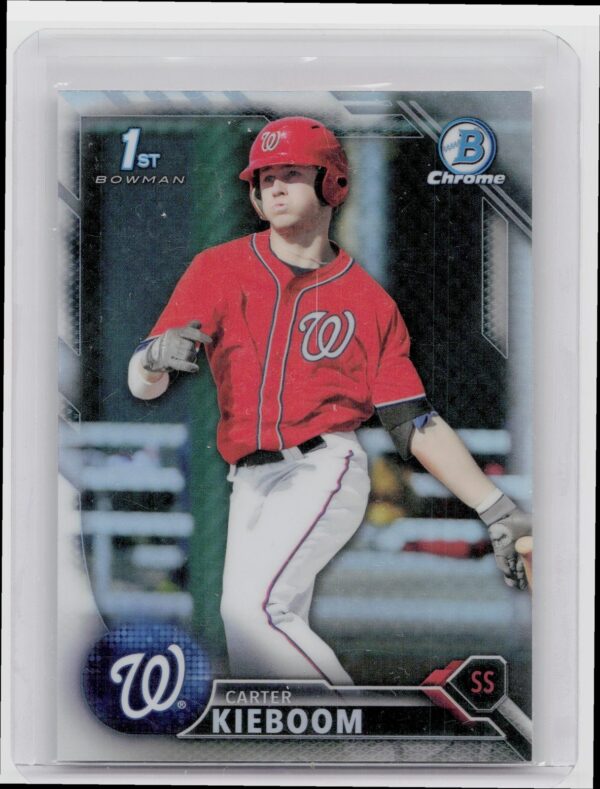 2016 Bowman Draft Carter Kieboom Chrome Refractor #BDC-16 Nationals