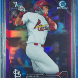 2016 Bowman Draft Walker Robbins Chrome Purple Refractor SN250 #BDC-7 Cardinals
