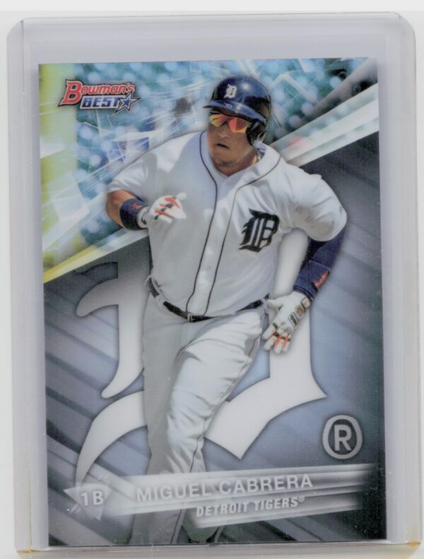2016 Bowman's Best Miguel Cabrera Refractor #56 Tigers