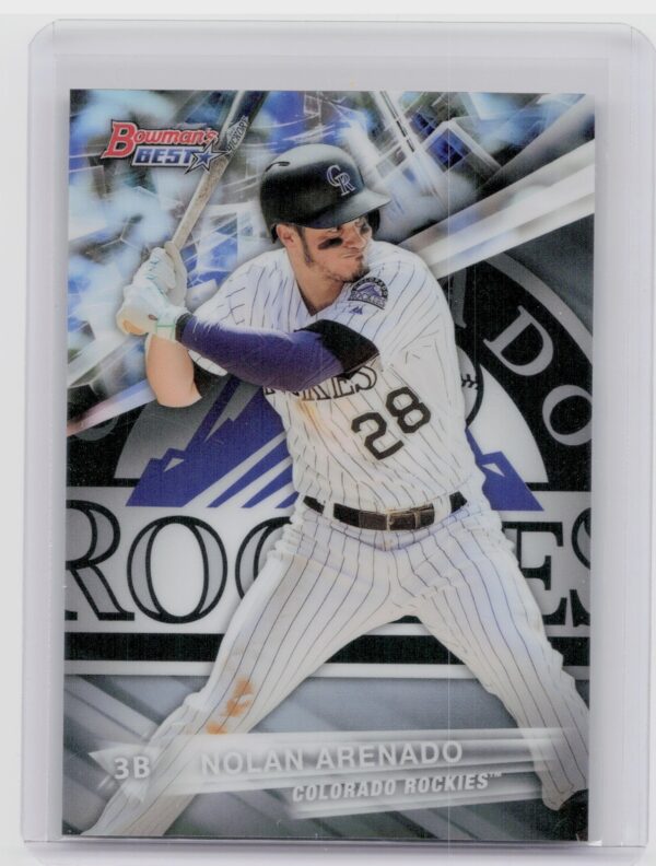 2016 Bowman's Best Nolan Arenado Refractor #33 Rockies