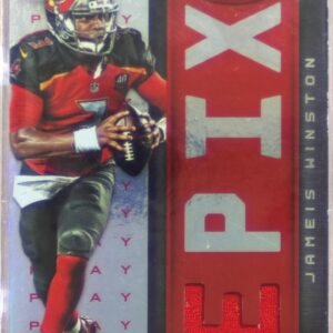 2016 Certified Jameis Winston JSY #9 Buccaneers Epix Play Relics