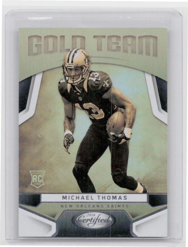 2016 Certified Michael Thomas #20 Saints Gold Team