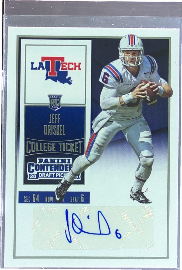 2016 Contenders Draft Picks Jeff Driskel Auto RC #345 Bulldogs