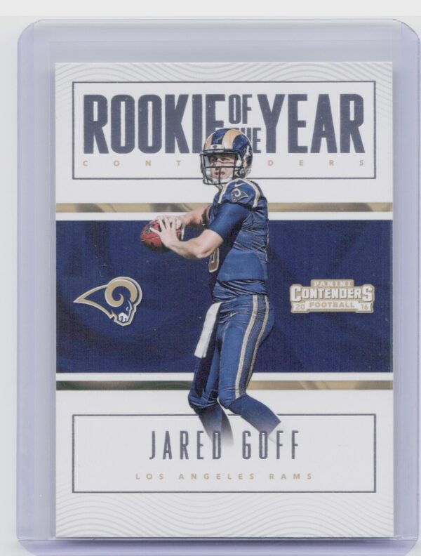 2016 Contenders Jared Goff #12 Rams Rookie of the Year Contenders