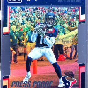 2016 Donruss DeAndre Hopkins Press Proofs Silver Die Cut /75 #118 Texans