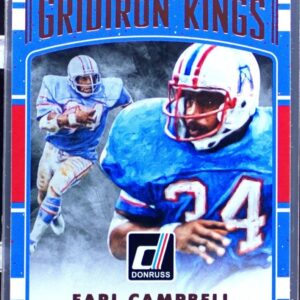 2016 Donruss Earl Campbell #20 Oilers All Time Gridiron Kings