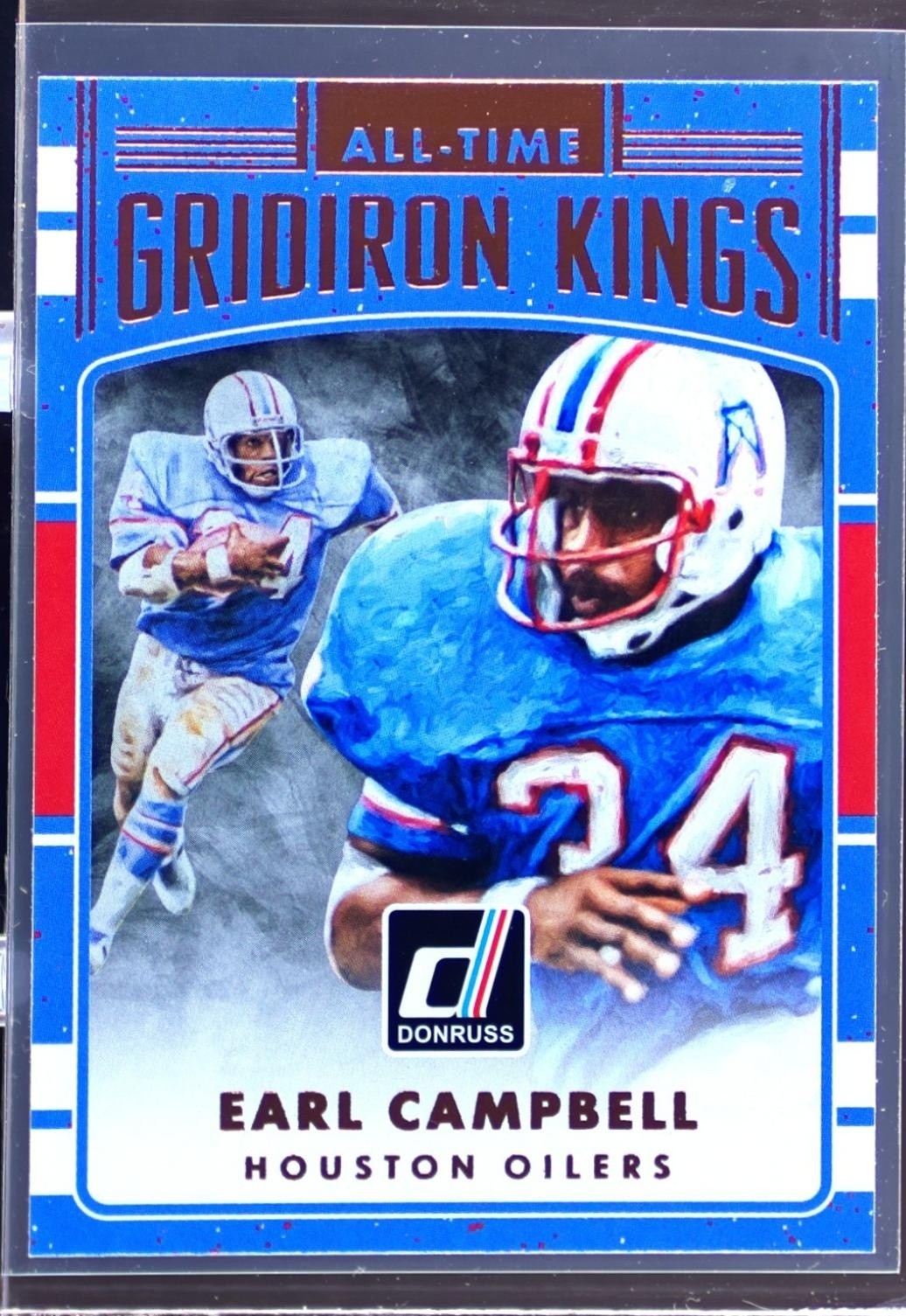 2016 Donruss Earl Campbell #20 Oilers All Time Gridiron Kings