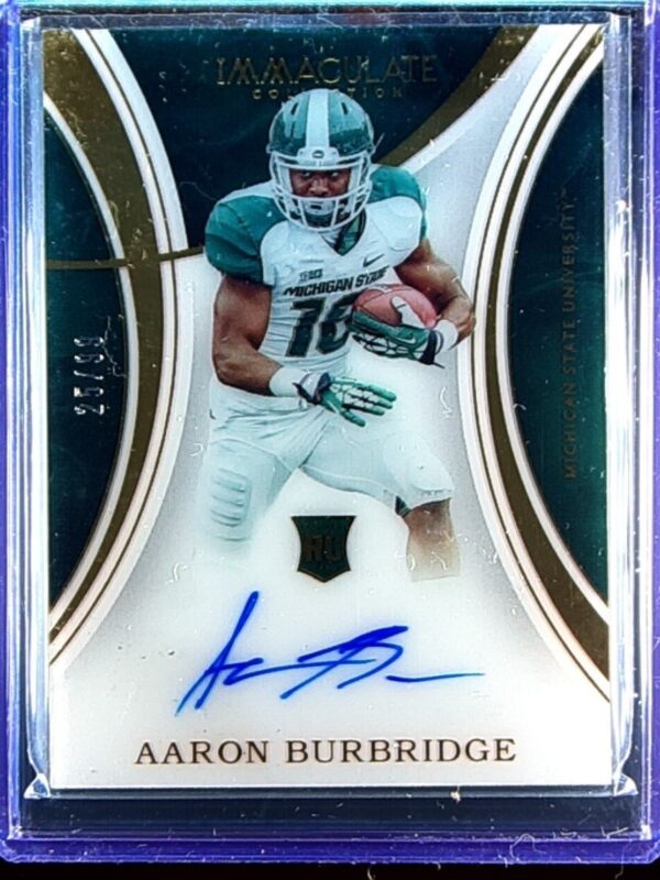 2016 Immaculate Collegiate Aaron Burbridge AUTO /99 #131 Spartans