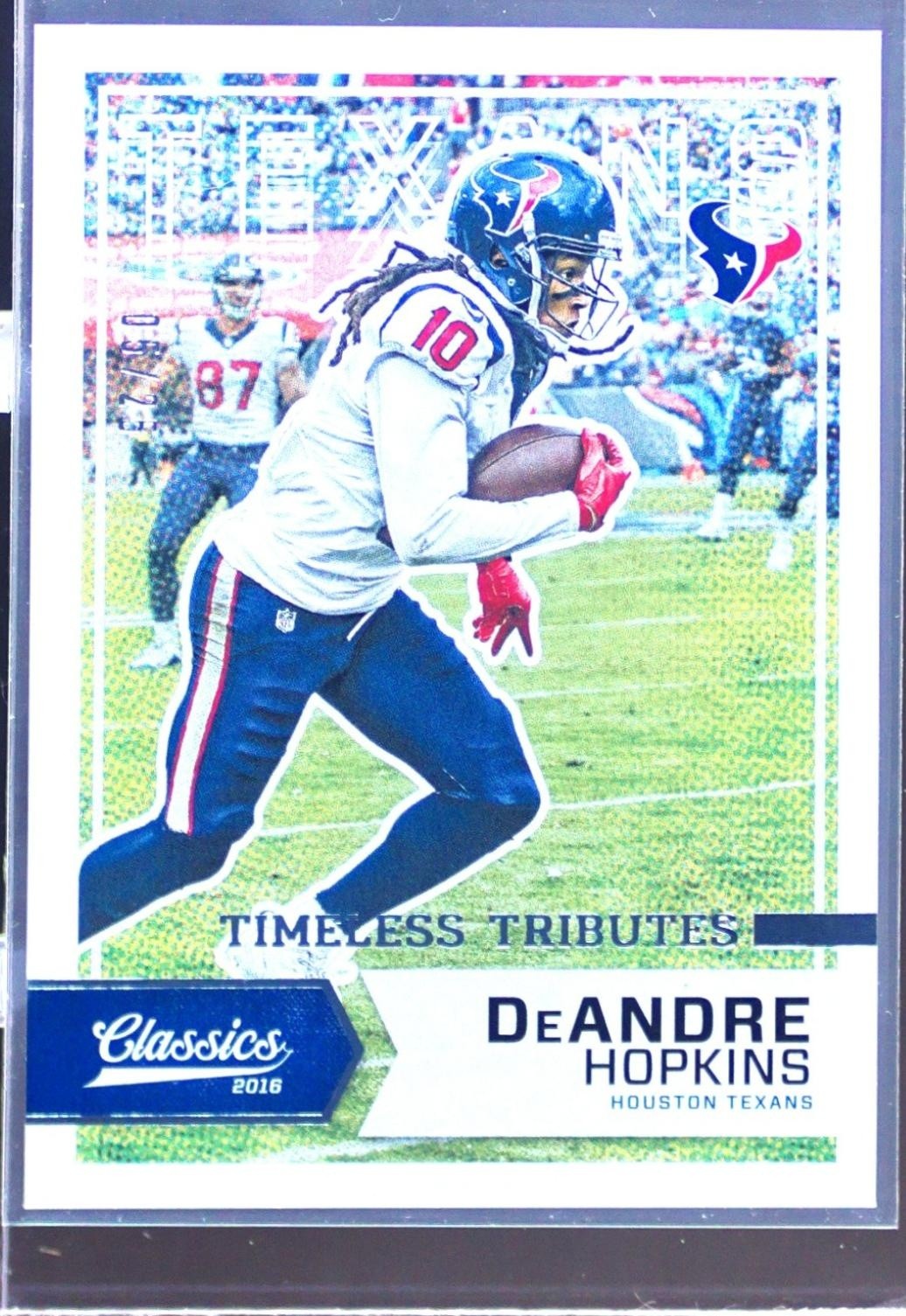 2016 Panini Classics DeAndre Hopkins Timeless Tributes Silver /25 #35 Texans