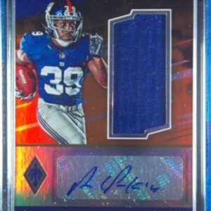 2016 Panini Phoenix Paul Perkins AU MEM SN49 #RAP-PP Giants RPS Rookie Jumbo Aut