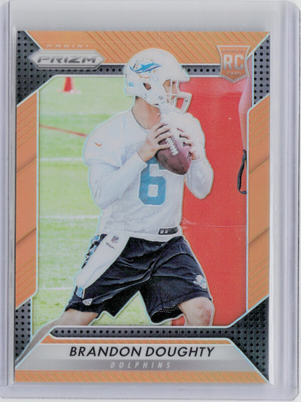 2016 Panini Prizm Brandon Doughty Orange SN299 #289 Dolphins