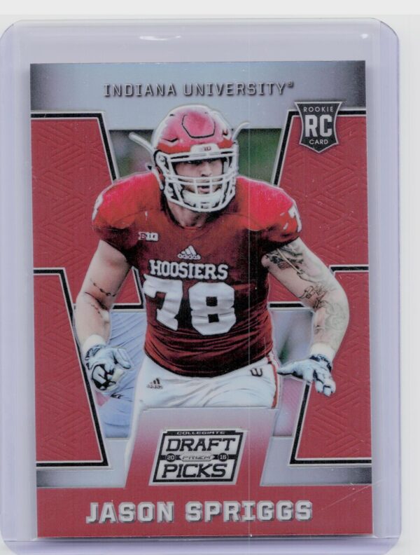 2016 Prizm Collegiate Draft Picks Jason Spriggs Prizms Red #193 Hoosiers