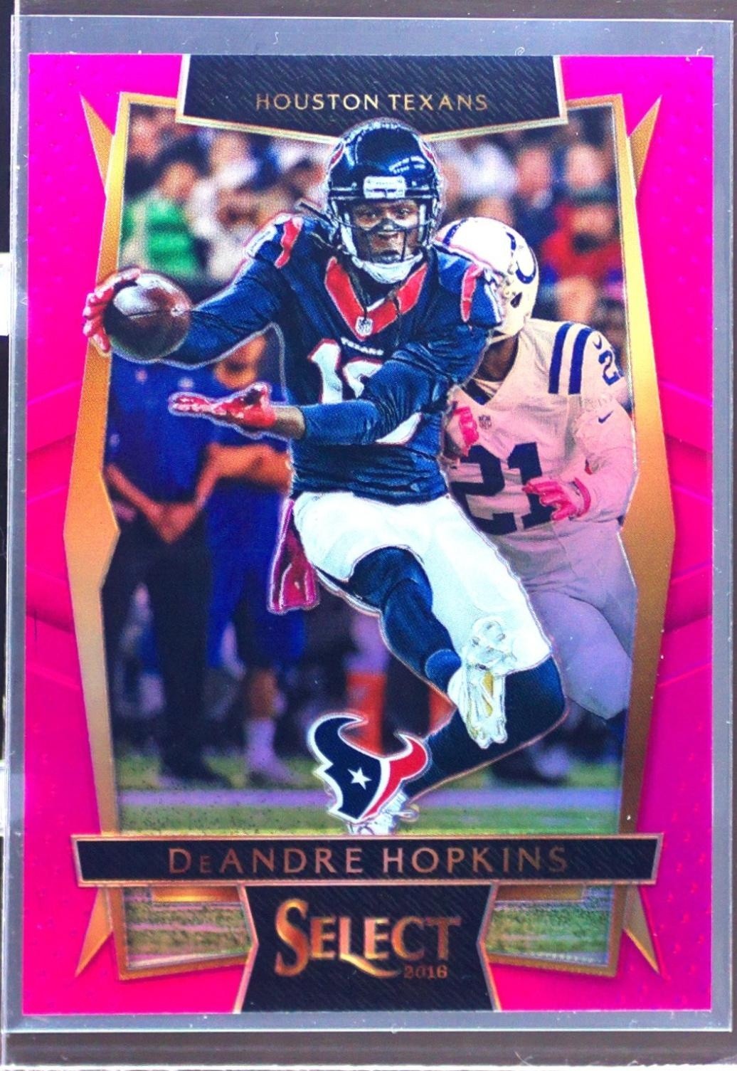 2016 Select DeAndre Hopkins /15 #52 Pink Texans