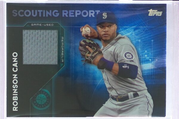 2016 Topps Robinson Cano JSY #SRR-RC Mariners Scouting Report Relics