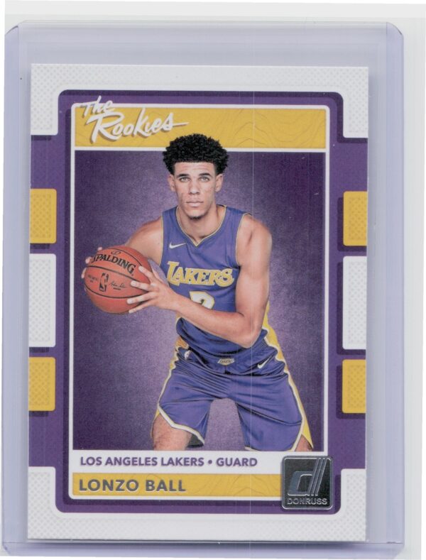 2017-18 Donruss Lonzo Ball #2 Lakers The Rookies