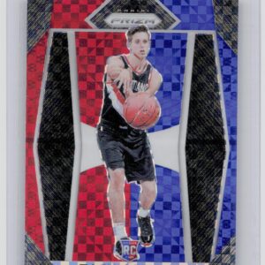 2017-18 Panini Prizm Zach Collins Prizms Red White and Blue #144 Blazers