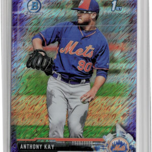2017 Bowman Chrome Anthony Kay #BCP246 Mets Prospects Purple Shimmer Refractor