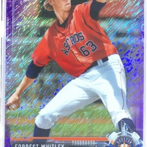 2017 Bowman Chrome Forrest Whitley #BCP173 Prospects Purple Shimmer Refractor