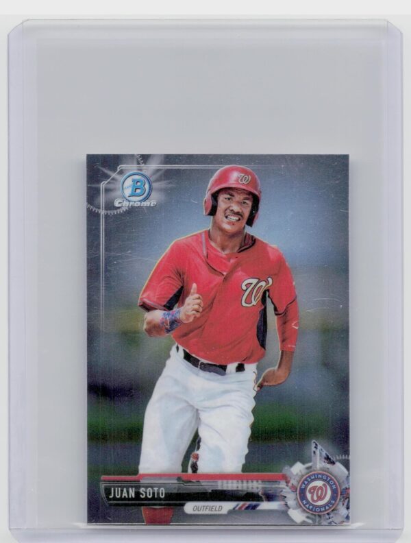 2017 Bowman Chrome Mini Juan Soto #BCP180 Nationals