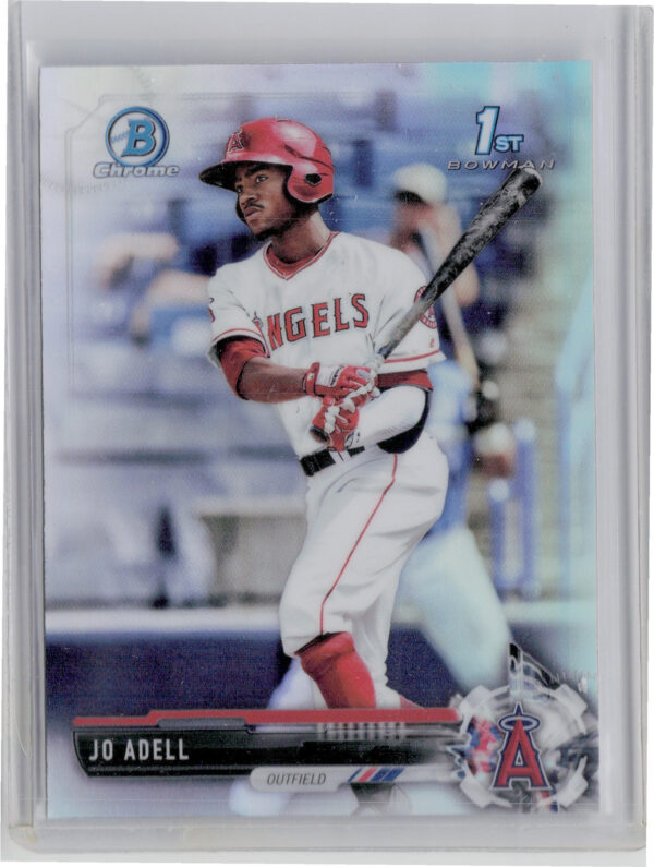 2017 Bowman Draft Jo Adell Chrome Refractor #BDC-95 Angels