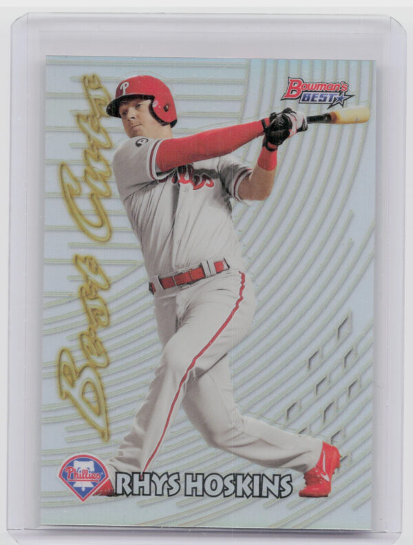 2017 Bowman's Best Rhys Hoskins #97BC-RH Phillies 1997 Best Cuts