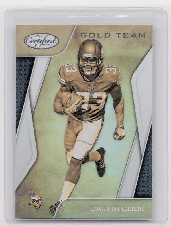 2017 Certified Dalvin Cook #GT-CO Vikings Gold Team