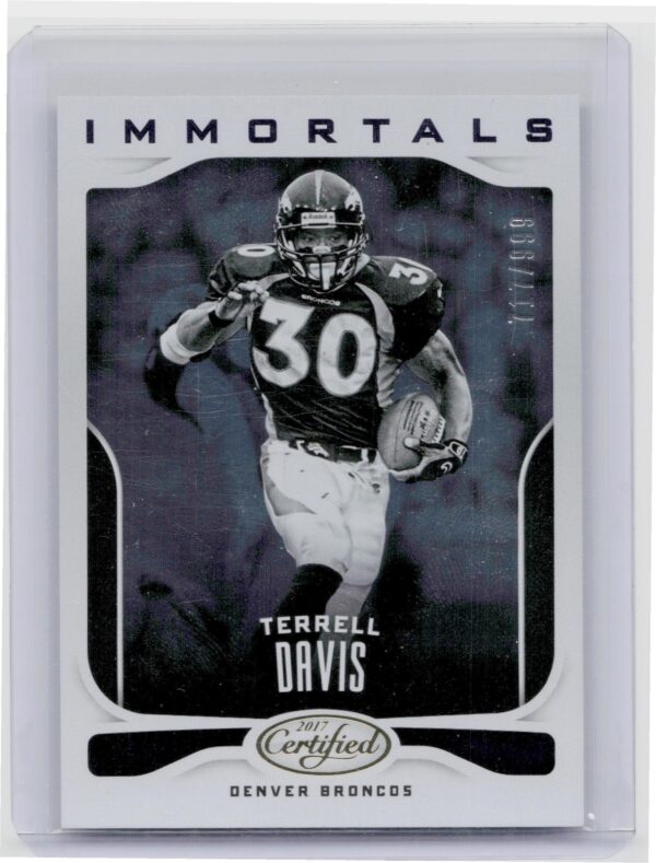 2017 Certified Terrell Davis /999 #109 Broncos