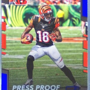 2017 Donruss A.J. Green Press Proof Blue #20 Bengals