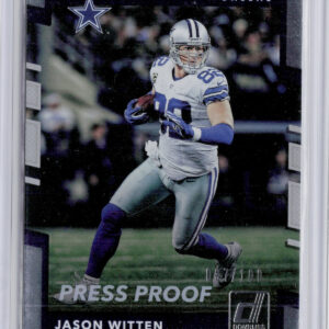 2017 Donruss Jason Witten Press Proof Silver SN100 #277 Cowboys