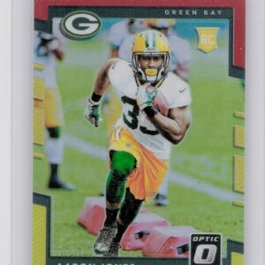 2017 Donruss Optic Aaron Jones Red and Yellow #135 Packers