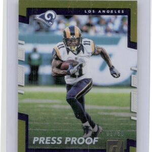 2017 Donruss Tavon Austin Press Proof Gold /50 #138 Rams