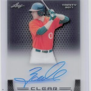 2017 Leaf Trinity Zack Collins Auto #CA-ZC1 Sox Clear Autographs Gray