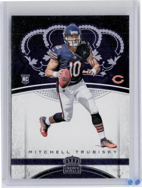 2017 Panini Crown Royale Mitchell Trubisky RC #82 Bears
